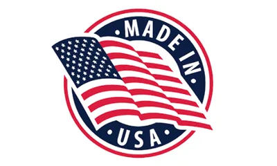 AquaBurn made in USA manufacturing badge